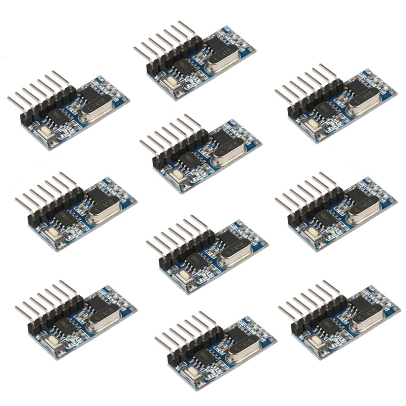 433Mhz Receiver Module - ABKQ-10PCS 433Mhz RF Receiver Learning Code