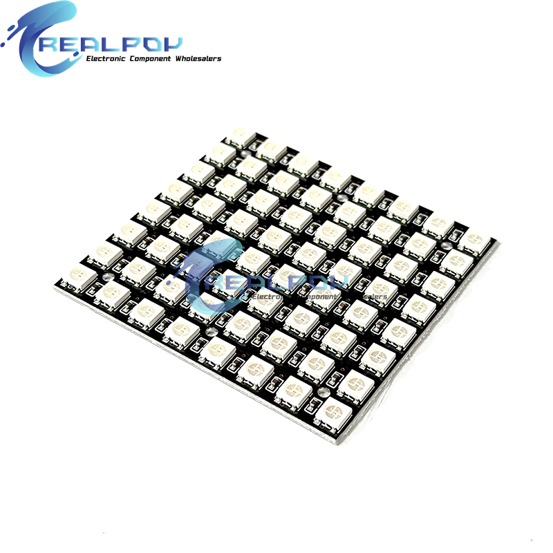 WS2812 LED 5050 RGB 8x8 64 Bit – обзор и цена Rgb Led Matrix 8X8