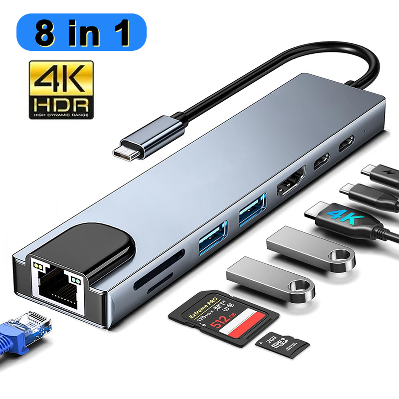 8 In 1 USB Type C Hub for MacB – обзор и цена Home Assistant Sd