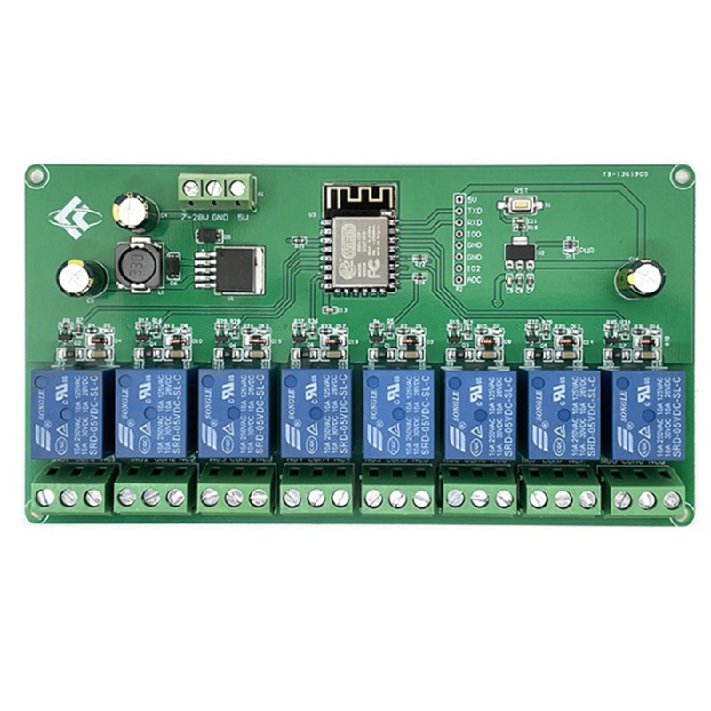 ESP8266 WIFI 8 Channel Relay M – обзор и цена Relay 8 Channel Board
