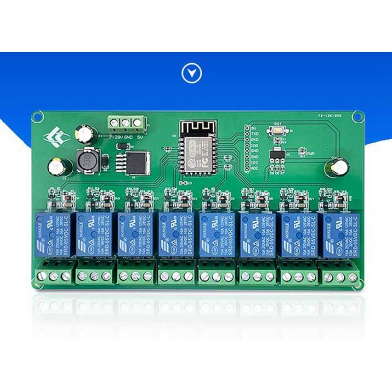 ESP8266 WIFI 8 Channel Relay M – обзор и цена Relay 8 Channel Board