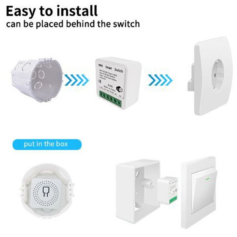 Tuya 16A Mini Wifi Smart Switc – обзор и цена Smart Home Automation Diy