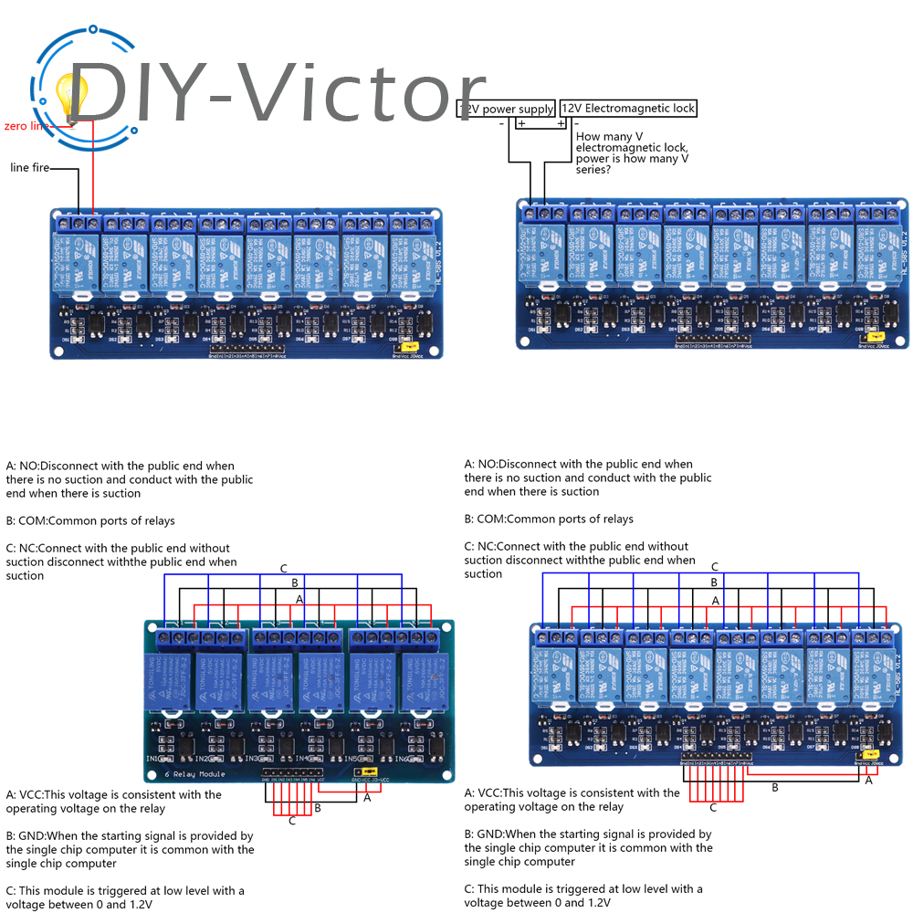 1 2 4 6 8 Channel DC 5V 12V Re – обзор и цена Relay 8 Channel Board