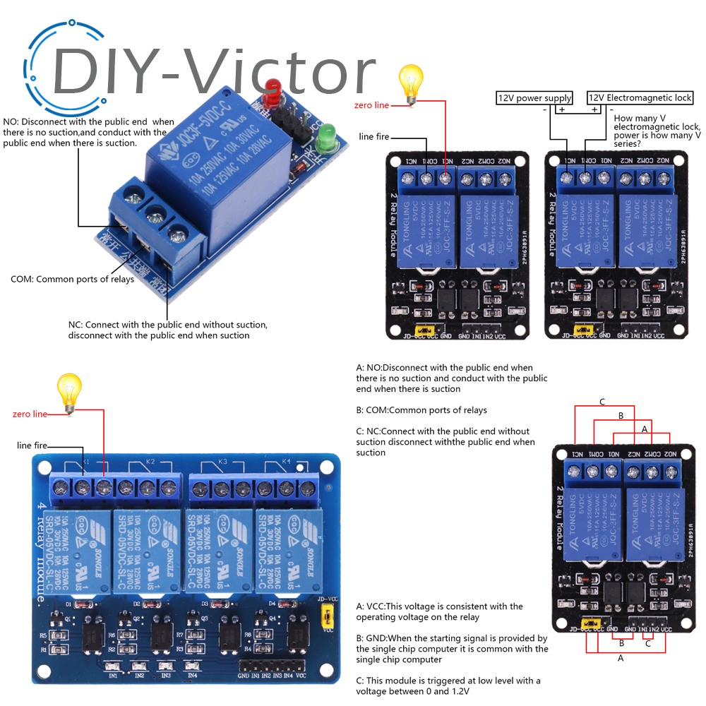 1 2 4 6 8 Channel DC 5V 12V Re – обзор и цена Relay 8 Channel Board