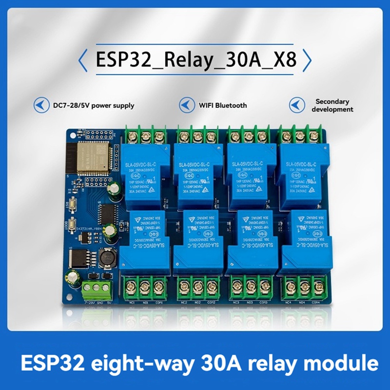 8 Channel Relay Module 30A DC7 – обзор и цена Relay 8 Channel Board