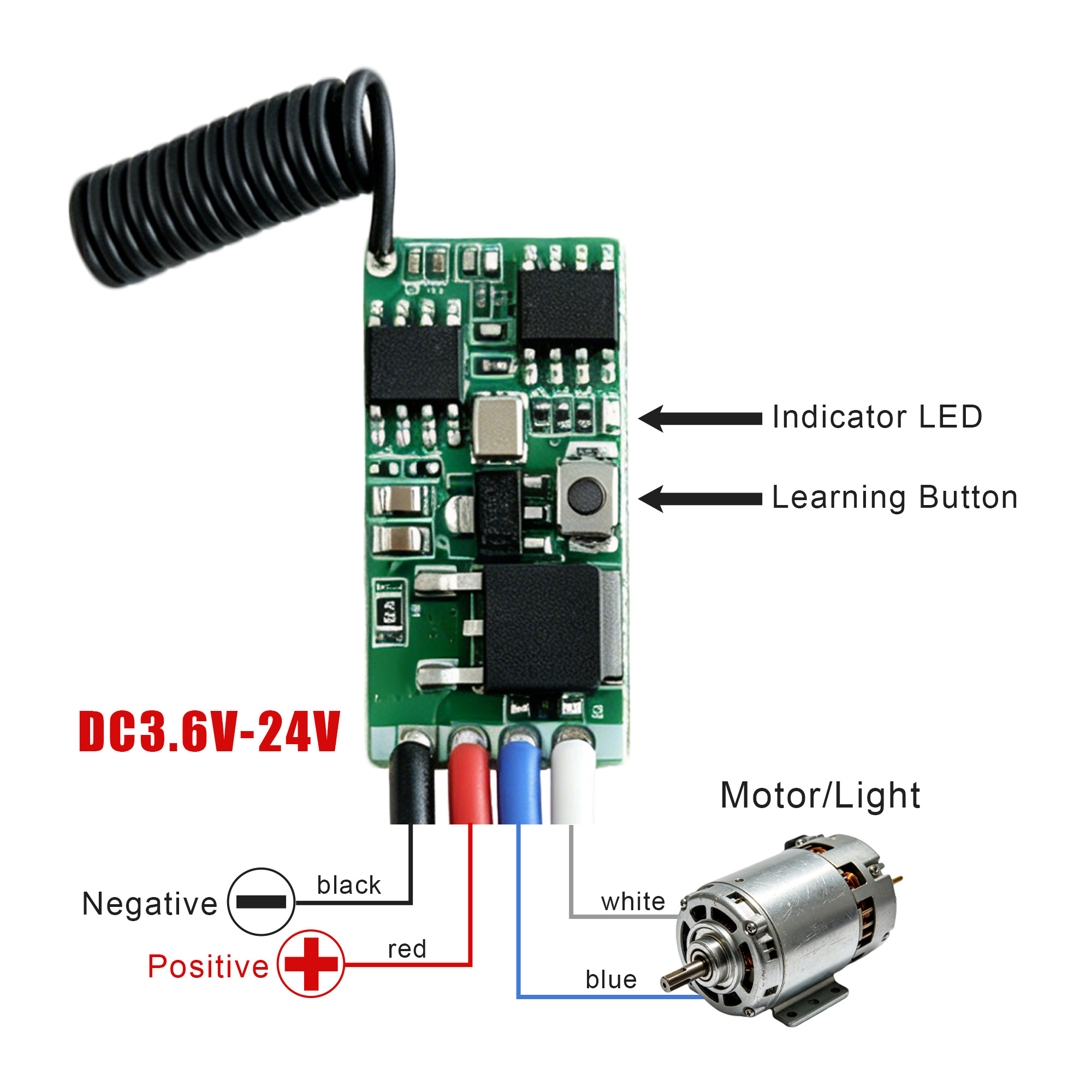 DC 3.7V-24V 433MHz Mini Wirele – обзор и цена 433Mhz Receiver Module