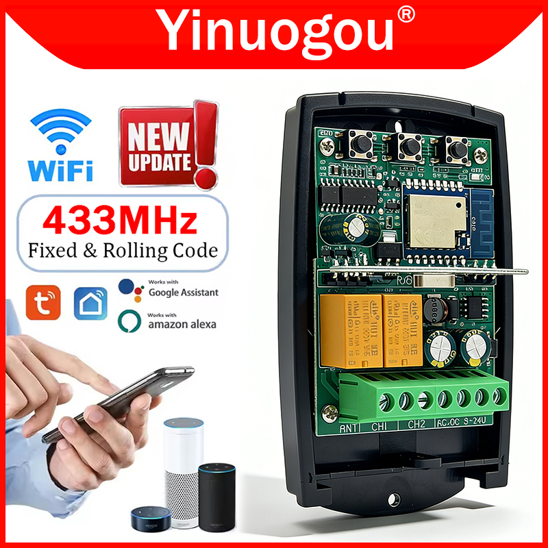 Universal 433MHz Tuya WIFI Gar – обзор и цена 433Mhz Receiver Module
