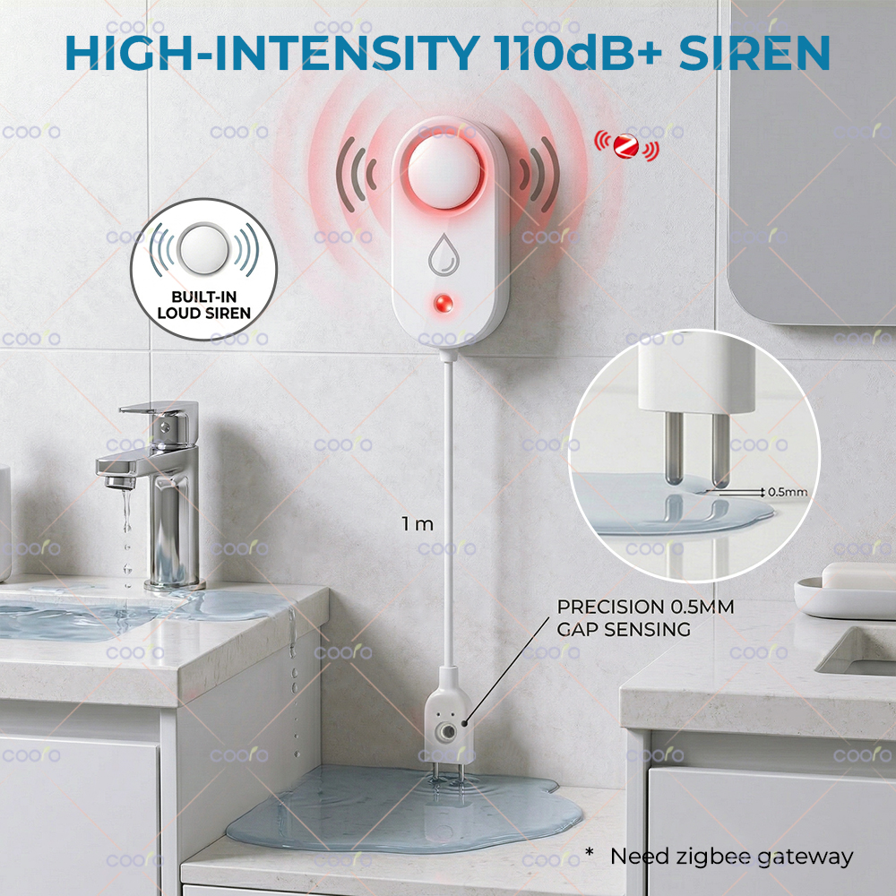 Tuya Zigbee Water Sensor Leaka – обзор и цена Water Leak Detector Wired