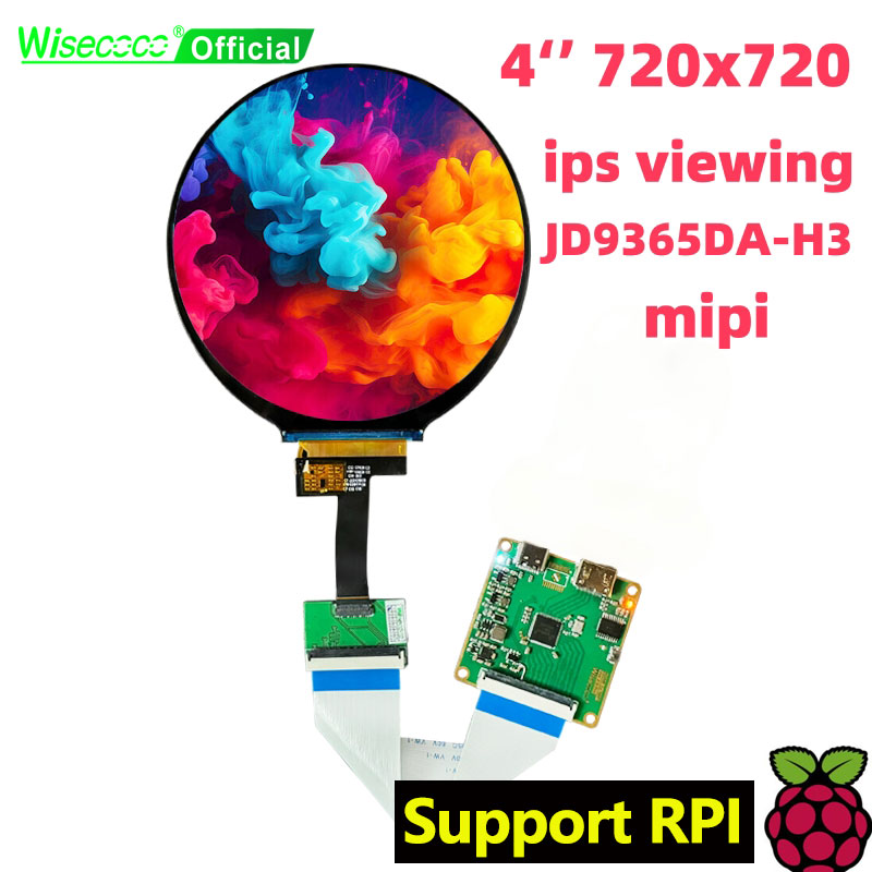 Wisecoco 4 Inch Round LCD Disp – обзор и цена Home Automation Raspberry Pi