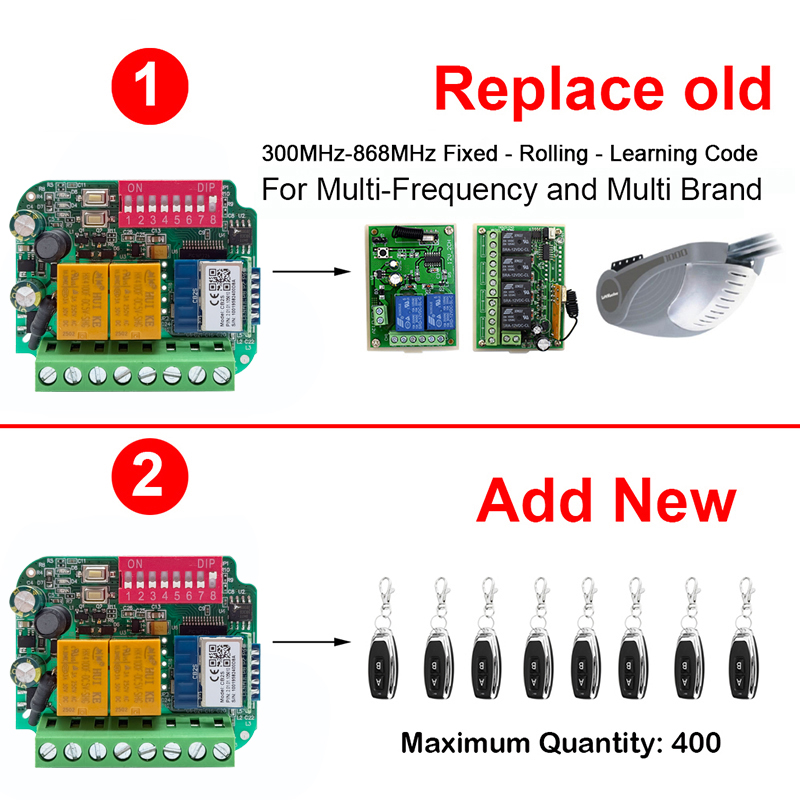 Universal Tuya WiFi Switch Gar – обзор и цена 433Mhz Receiver Module