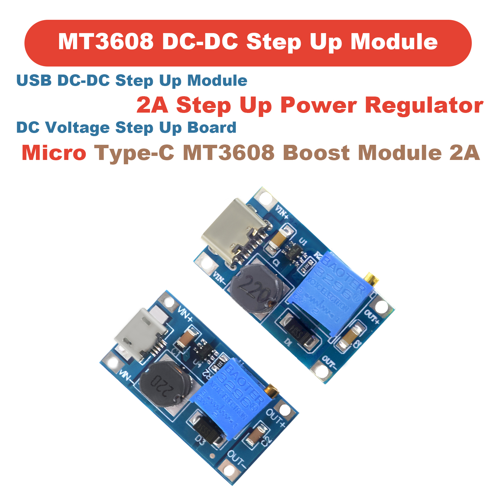 1-10pcs MT3608 DC-DC Step Up C – обзор и цена Home Automation Arduino
