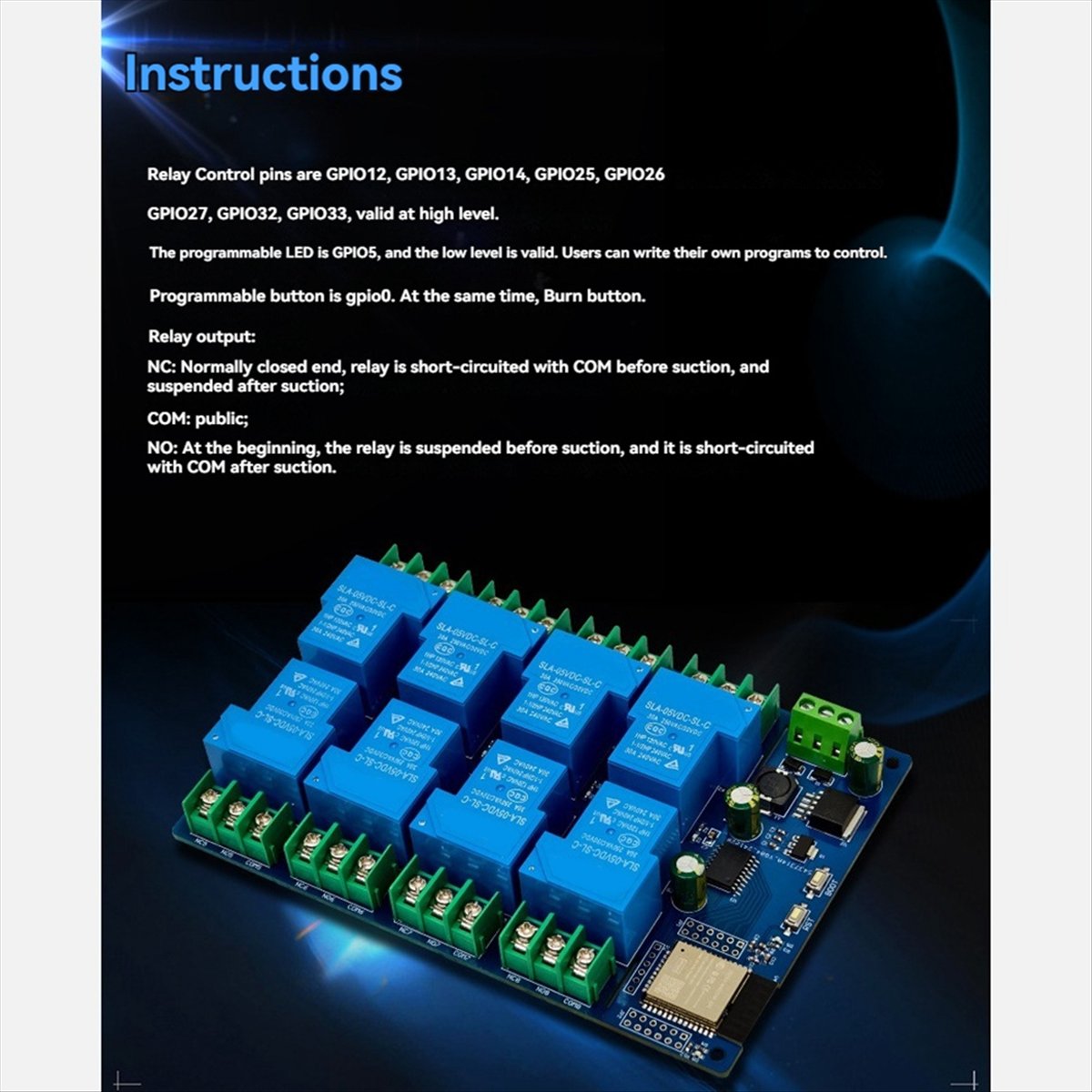 （Gift Idea）8 Channel Relay Mod – обзор и цена Relay 8 Channel Board