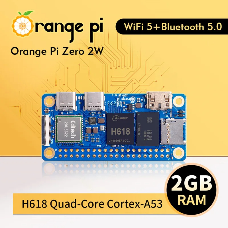 Orange Pi Zero 2 W 2GB RAM DDR – обзор и цена Pi Zero W Board