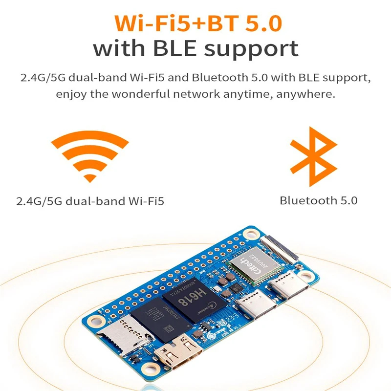 Orange Pi Zero 2 W 2GB RAM DDR – обзор и цена Pi Zero W Board