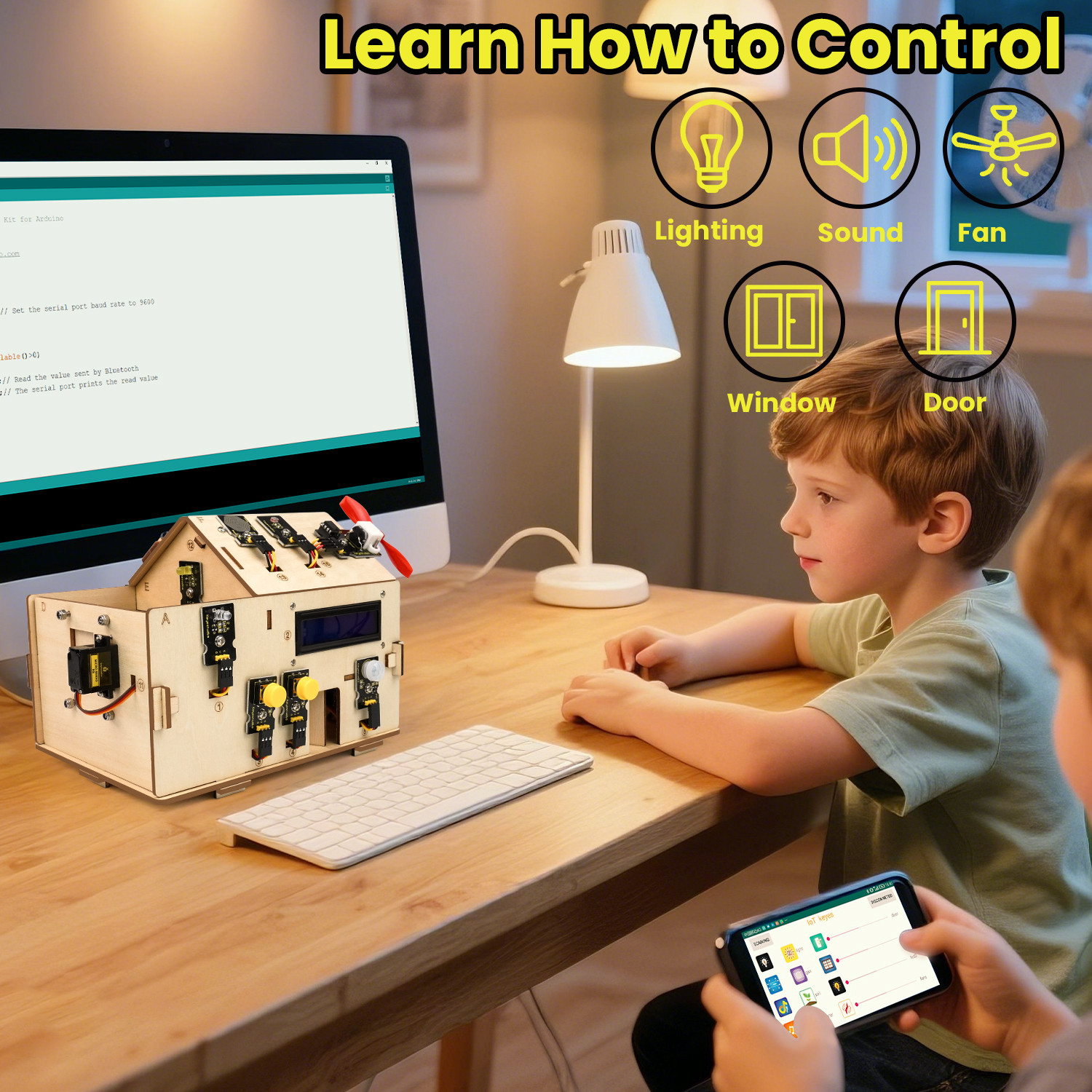 Keyestudio Smart Home IOT Kit  – обзор и цена Home Automation With Arduino