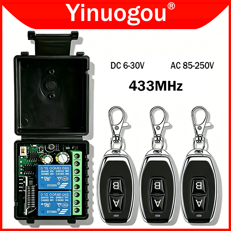 DC 12V 24V AC 220V RF433 2CH M – обзор и цена 433Mhz Receiver Module