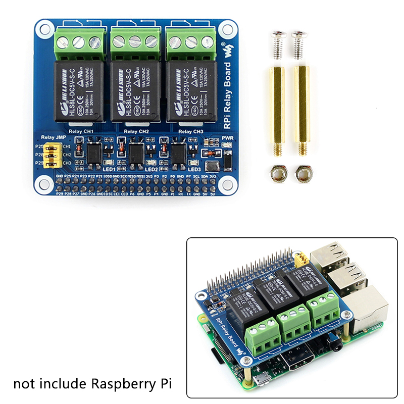 3 Channel Relay Expansion Boar – обзор и цена Home Automation Raspberry Pi