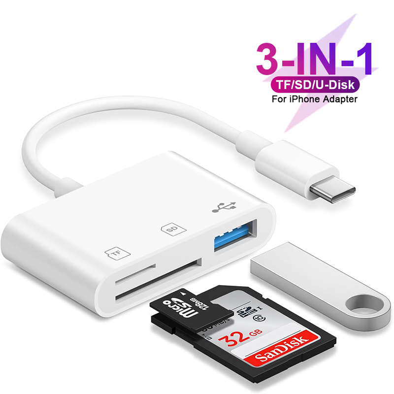 3 in 1 Type C Card Reader Adap – обзор и цена Home Assistant Sd