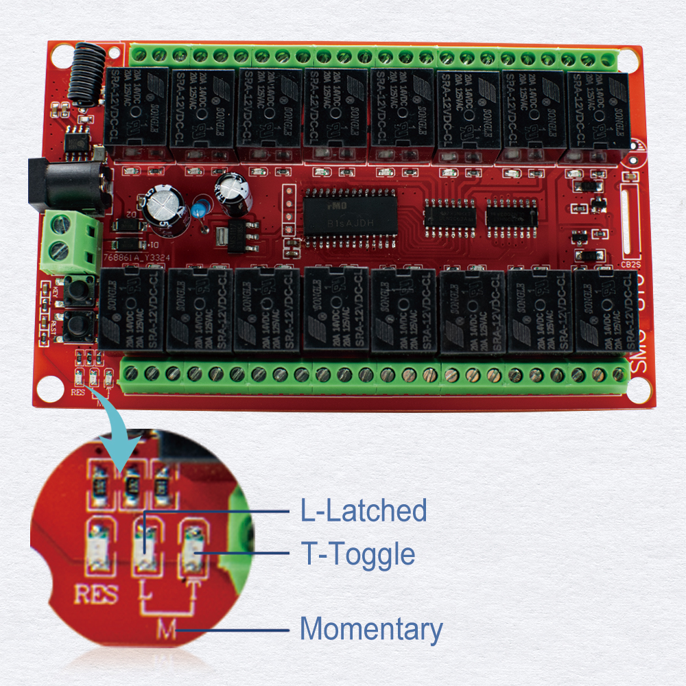 16CH 433MHz RF Wireless Remote – обзор и цена 433Mhz Receiver Module