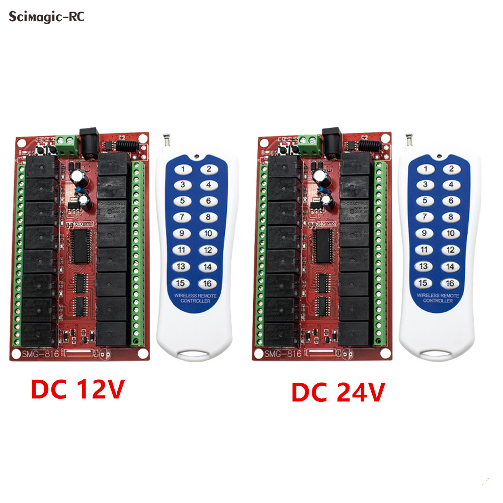 16CH 433MHz RF Wireless Remote – обзор и цена 433Mhz Receiver Module