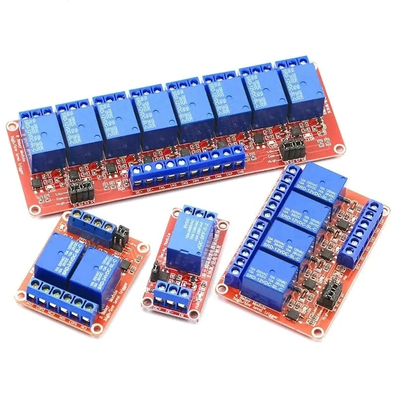 DC 5V 12V 24V 1 2 4 6 8 Channe – обзор и цена Relay 8 Channel Board
