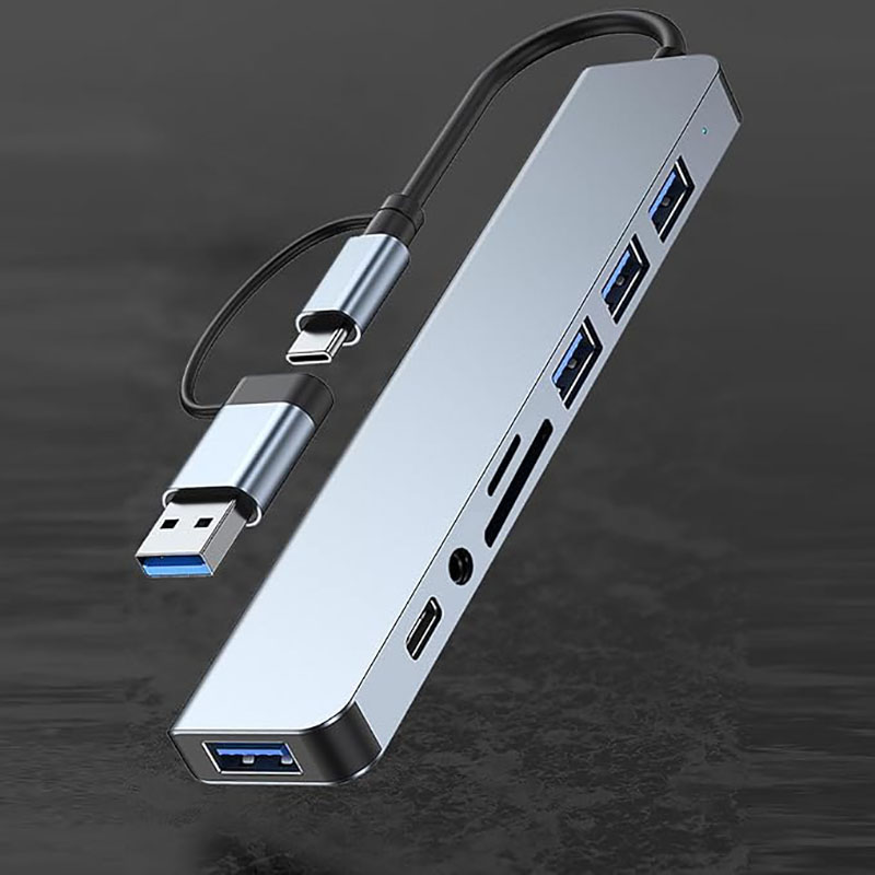 USB C Hub USB Splitter 8 in 1  – обзор и цена Home Assistant Sd
