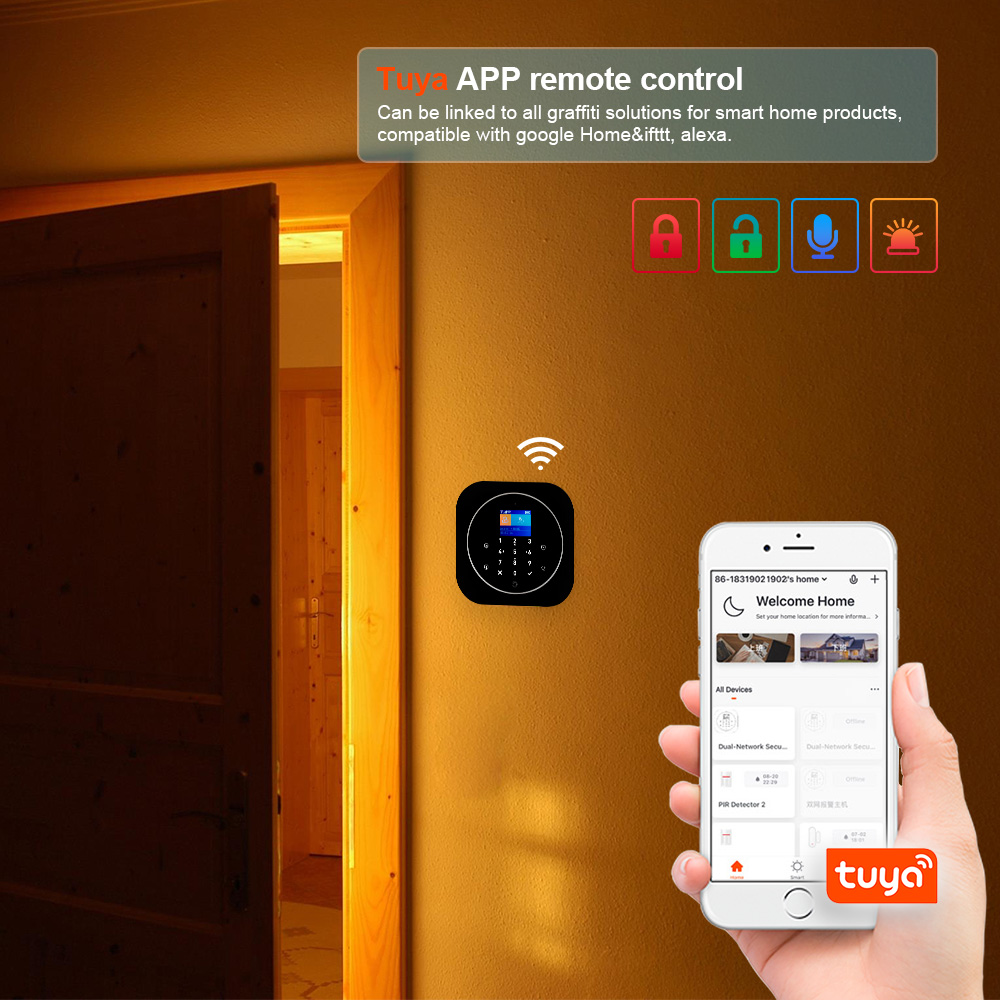 KERUI G12 Wireless Tuya Home A – обзор и цена Smart Home Automation Diy