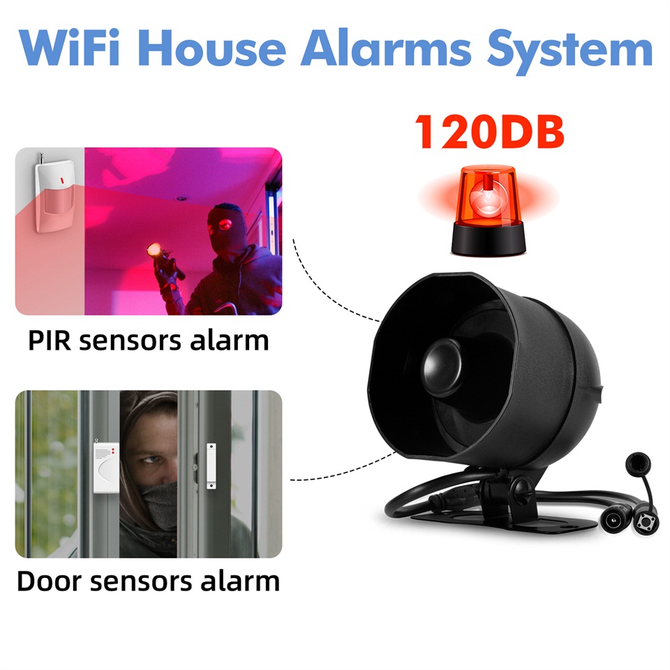 KERUI 120db Siren Alarm System – обзор и цена Smart Home Automation Diy