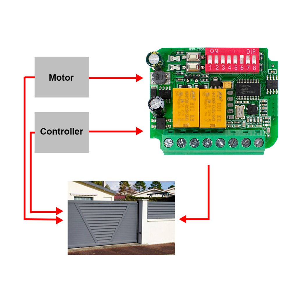 Garage Door Receiver Controlle – обзор и цена 433Mhz Receiver Module