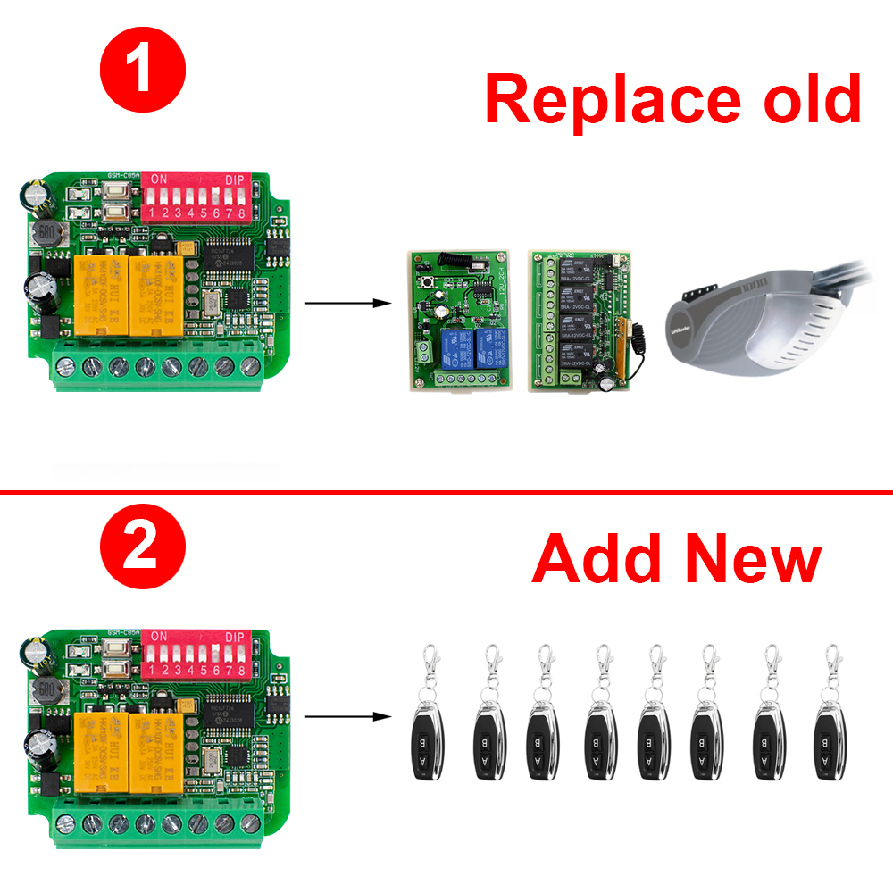 Garage Door Receiver Controlle – обзор и цена 433Mhz Receiver Module