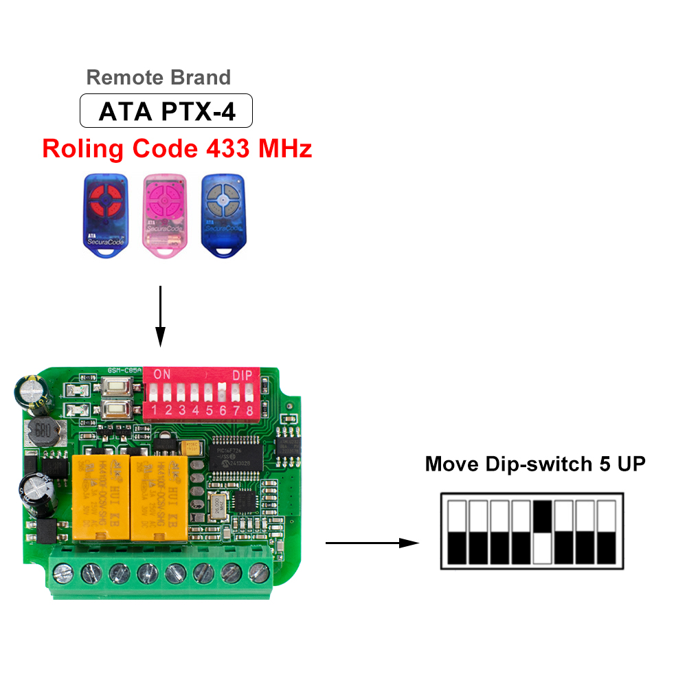 1-10pcs Universal Garage Recei – обзор и цена 433Mhz Receiver Module