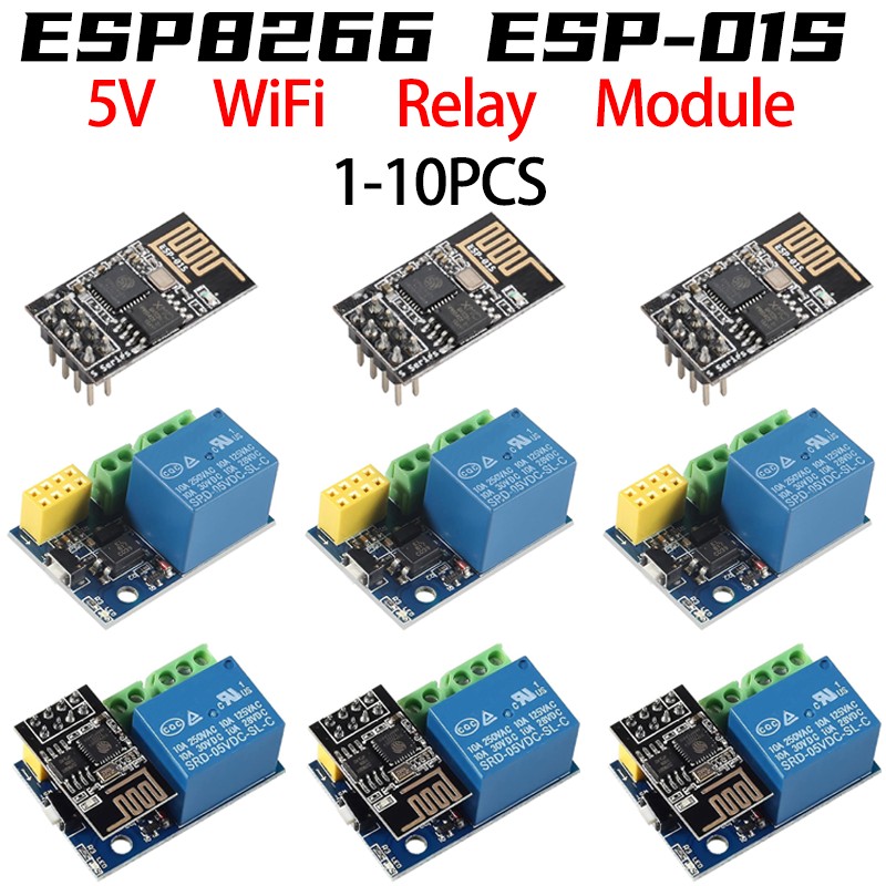 ESP8266 ESP-01 ESP-01S 5V WiFi – обзор и цена Home Automation With Arduino