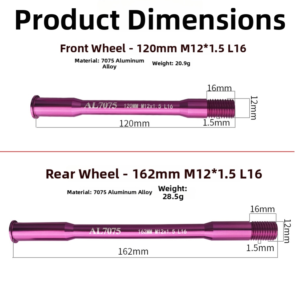 Bicycle Thru Axle AD350 300 50 – обзор и цена Matter Hub Thread