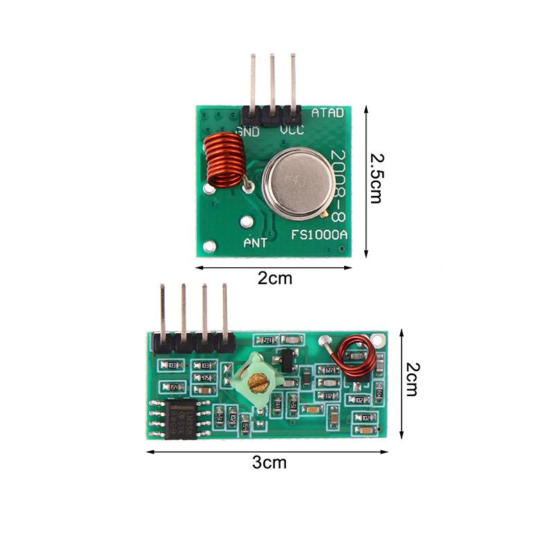 1/2Pcs 433MHZ 315MHZ Transmitt – обзор и цена 433Mhz Receiver Module