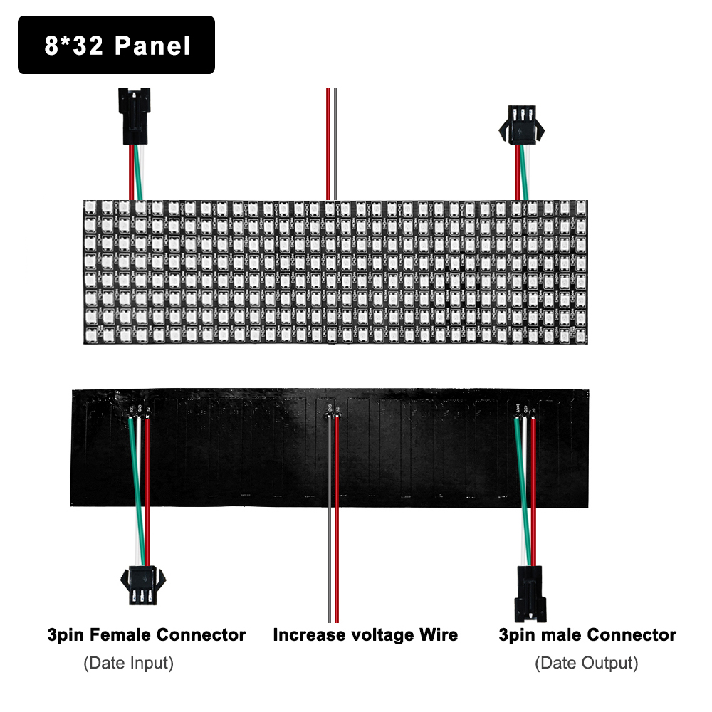 DC5V WS2812B 5050 RGB SMD Flex – обзор и цена Rgb Led Matrix 8X8