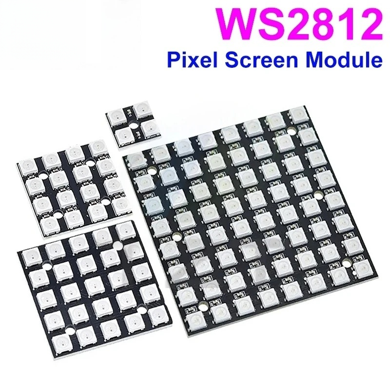 NEW WS2812 LED 5050 RGB 8x8 LE – обзор и цена Rgb Led Matrix 8X8
