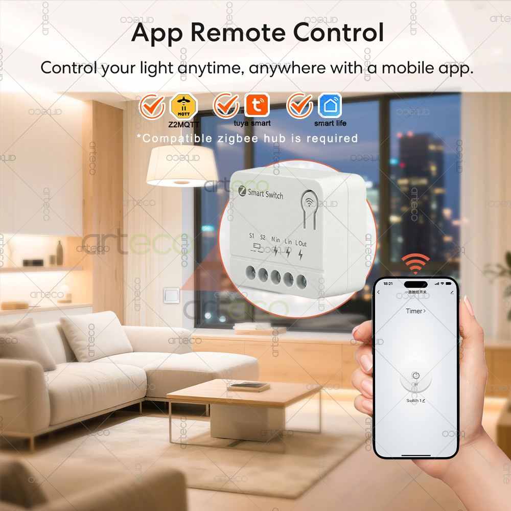 Zigbee Mini Breaker DIY Smart  – обзор и цена Smart Home Automation Diy